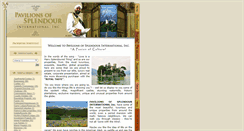 Desktop Screenshot of pavilionsofsplendourinternational.com